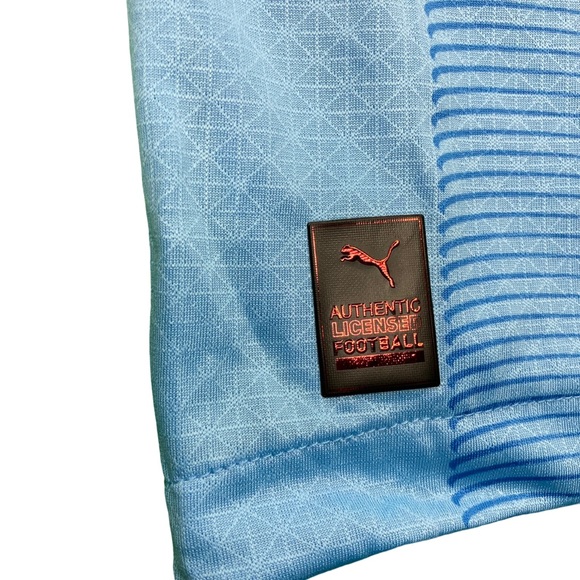 Erling Haaland Manchester City 2023/24 Home Jersey Men’s Medium Home Puma Blue - Picture 7 of 16